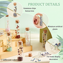 7 шт. 7 стиля натурального нефрита AJEW-OC0004-43