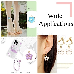 25шт 5 стиля подвески из сплава с эмалью&nbsp;ENAM-YW0004-27B