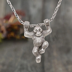 Collane vintage con ciondolo a forma di animale in lega&nbsp;WG707AD-01