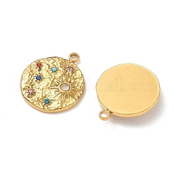 Colgantes de rhinestone de acero inoxidable 304&nbsp;SA-CBA7876-17G