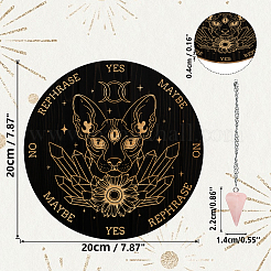 Ahademaker 1 шт. конус/шип/маятник подвески из натурального розового кварца DIY-GA0004-32F