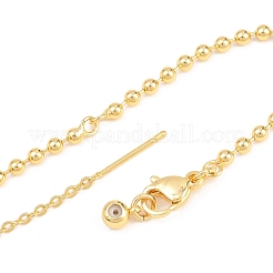 Herstellung eines Armbands aus 2.5 mm Messingkugelkette&nbsp;LS-KK-D238-03G-01