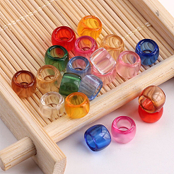 550pcs 11 Farben transparente europäische Acrylperlen&nbsp;OACR-SP0002-22