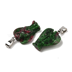 Подвески из окрашенного натурального мрамора&nbsp;G-B127-10P-06