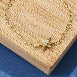 S925 браслеты из стерлингового серебра с микропаве из кубических цирконий и подвесками для женщин&nbsp;BJEW-K276-02G