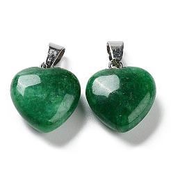 Encantos de jade blanco natural&nbsp;HEAR-PW0001-057-22