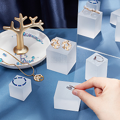 4 шт. 3 стильных акриловых декоративных аксессуаров подставки для демонстрации ювелирных изделий&nbsp;ODIS-PH0001-42