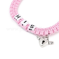 2шт. 2-цветный плетеный корейский вощеный полиэстеровый шнур BJEW-JB11627