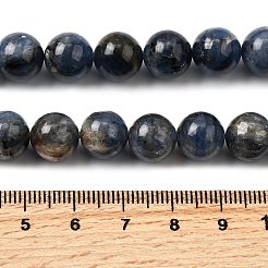 Натуральные нити из кианита / цианита / дистенового бисера G-G272-A01-10mm