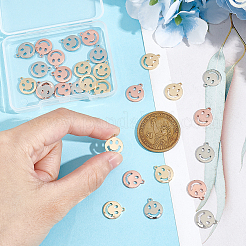 30шт 3 цвета латунные подвески&nbsp;KK-UN0001-62