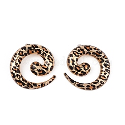 Серьги-гвоздики из спирального сплава&nbsp;LS-EJEW-R021-01KCG