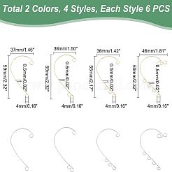 48 шт. 8 шт. фурнитуры для амбушюров из нержавеющей стали 316 STAS-UN0038-18