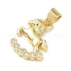 Messing micro pave klare zirkonia anhänger&nbsp;KK-A303-05L-G