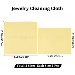 4 шт. 2-х видовая салфетка для полировки серебра TOOL-BBC0001-05C