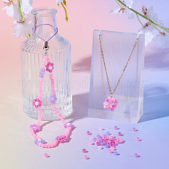 1080шт 6 цвета стеклянный бисер&nbsp;SEED-PJ0001-02A