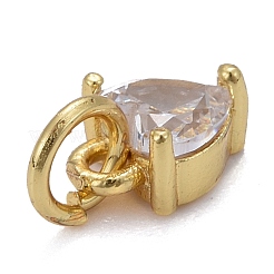 Латунные микро проложить кубического циркония подвески KK-P192-08