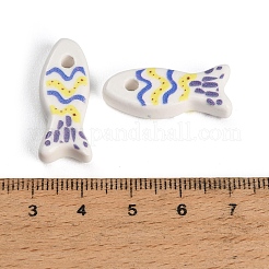 Pendentifs en porcelaine imprimée à la main&nbsp;PR-CBAB520-02A