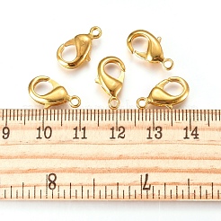 真鍮カニカン  オウムトリガークラスプ  カドミウムフリー＆ニッケルフリー＆鉛フリー  ミックスカラー  15x8x3mm  穴：2mm&nbsp;KK-903-M