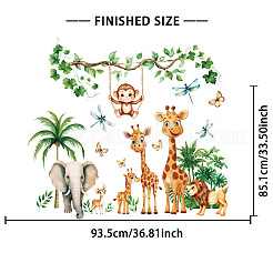 Полупрозрачные самоклеящиеся наклейки на стену из ПВХ STIC-WH0016-030
