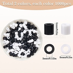 2000 шт. 2 цвета pe diy мелти бусины плавкие бусины заправки DIY-SP0002-09