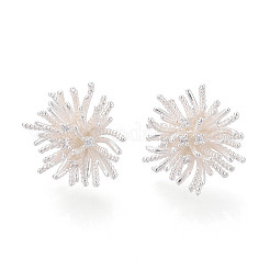 Серьги-гвоздики из циркония EJEW-T047-47S