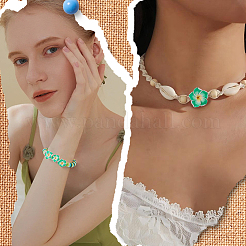 100шт полимерная глина ручной работы 3d цветок плюмерия бусины CLAY-SC0002-48B