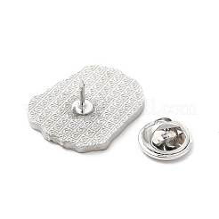 Эмалированная булавка с латунными защелками-бабочками&nbsp;JEWB-A006-03D