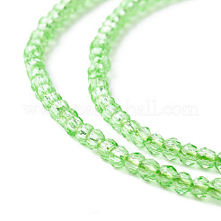 Прозрачные стеклянные бусины GLAA-C019-01A-25