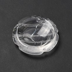 天然水晶 心配石  花の形  37.5~38x38x7~7.5mm&nbsp;G-E586-01V