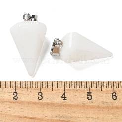 Natürliche weiße Jade Anhänger&nbsp;G-B127-13P-05