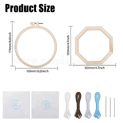 Набор для вышивки узором одуванчика своими руками DIY-WH0349-154