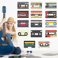 Полупрозрачные самоклеящиеся наклейки на стену из ПВХ STIC-WH0021-016