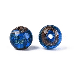 Perline murano con sabbia d'oro fatto a mano&nbsp;LAMP-N045-01C-04