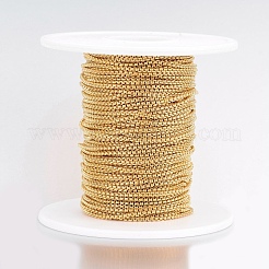 Ионное покрытие (ip) 304 нержавеющая сталь венецианские цепи/цепи коробчатого типа CHS-H016-02G-10M