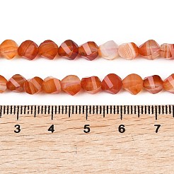 Натуральные полосатые агатовые бусы&nbsp;G-P611-C09-01