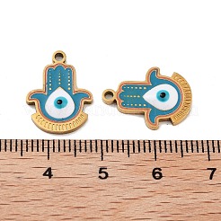 Pendentifs en acier inoxydable chirurgical 316 avec placage ionique (IP)&nbsp;STAS-U014-56G-03