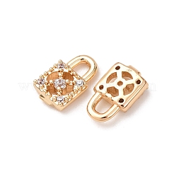 Латунные микро проложить кубического циркония подвески&nbsp;ZIRC-L105-05B-G