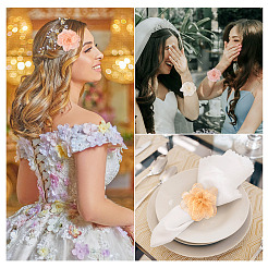 6 Uds. Accesorios de adorno de organza de 6 colores&nbsp;DIY-TA0006-50A