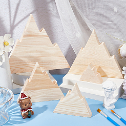 10 шт. 5 стиля вырезы из дерева WOOD-WH0131-21A