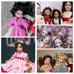 Pp волосы кукольный парик волосы&nbsp;DIY-WH0349-395B-03