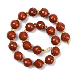 Натуральные красные яшмы бусы пряди G-C249-A12-16mm