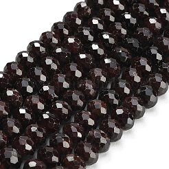 Гранат природный бисер нитей&nbsp;G-C280-A14-02