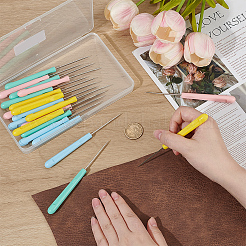 20 шт. 4-х цветные железные бусины-шилы TOOL-BC0003-29