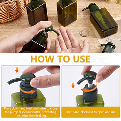 Пластиковые бутылки с насосом&nbsp;AJEW-WH0471-116A