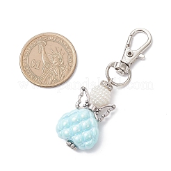 Подвесные украшения в виде ангелов из непрозрачного акрила&nbsp;HJEW-JM04435