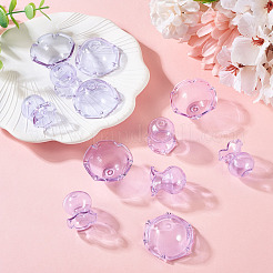 6 комплект прозрачных стеклянных колпачков GLAA-BY0001-07E