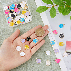 84шт 7 цвета сплава эмалевые подвески&nbsp;FIND-DC0004-93