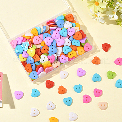 1 пакетик 2-х дырочных пуговиц из смолы&nbsp;BUTT-SP0001-19B