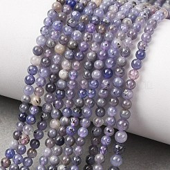 Perles tanzanite naturel brins&nbsp;G-H358-A08-3mm-01