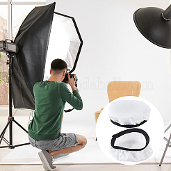 Runde Lampenabdeckung aus Stoff für Fotografie&nbsp;DIY-WH020079-025A